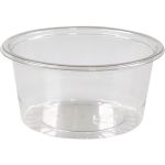 Cup, Gerecycled PET, 100ml, Ø75mm, transparant