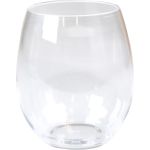 DEPA Glas, waterglas, reusable, onbreekbaar, pETG, 390ml, transparant