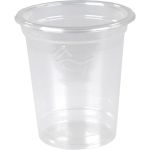 Glas, borrelglas, pET, 0.2l, helder