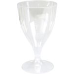Goldplast Glas, wijnglas, met losse voet, pS, 160ml, transparant