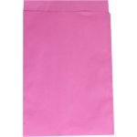 Zak, Fourniturenzak, Kraftpapier, 17x25cm, roze