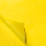 Zijdevloei, vel, papier, 50x70cm, geel