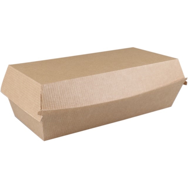 bak ersatzpapier sandwichbox 185x85x38mm bruin