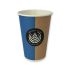 beker coffee to go kartonpe 180ml 95mm blauw