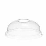 Deksel, PET, dome met gat, Ø95mm, transparant Deksel, PET, dome met gat, Ø95mm, transparant