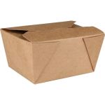 DEPA Bak, Karton + PP, maaltijdbox, 130x105x65mm, bruin