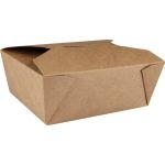DEPA Bak, Karton + PP, maaltijdbox, 171x140x65mm, bruin
