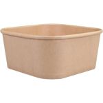 DEPA Bak, Kraftpapier + PP, 1250ml, saladebak, 170x170x75mm, crème DEPA Bak, Kraftpapier + PP, 1250ml, saladebak, 170x170x75mm, crème