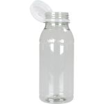 Fles, rPET, met transparante dop, 250ml, transparant
