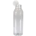 Fles, rPET, met transparante dop, 500ml, transparant