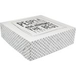 Gebaksdoos, karton, Love to Eat, 30x30x9cm, wit/zwart