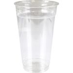 Glas, gerecycled PET, 148mm, 0.5l, transparant