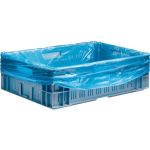 Kratzak, HDPE, 60/20x80cm, 9my, blauw Kratzak, HDPE, 60/20x80cm, 9my, blauw