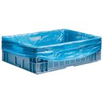 Kratzak, HDPE, 65/45x65cm, 10my, geblokt, blauw Kratzak, HDPE, 65/45x65cm, 10my, geblokt, blauw