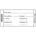 Label, papier, vriezer, 35x75mm, wit