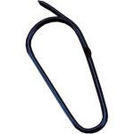 Labelhaak, metaal, 30mm, zwart Labelhaak, metaal, 30mm, zwart