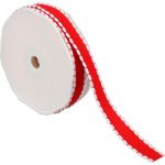 Lint, 15mm, 25m, Xmas, rood/wit