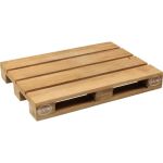 Pallet, hout, 18.5x13.5x2.3cm, naturel