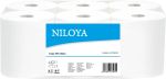 Poetspapier, Niloya, 2-laags, 19cm, 100m, cellulose, wit Poetspapier, Niloya, 2-laags, 19cm, 100m, cellulose, wit