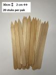 Prikker, hout, skewer, Elly, 30cm, naturel
