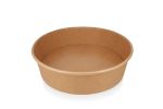 Salade bowl, Kraft/PE, 900ml, bak, Ø185mm, bruin