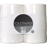 Toiletpapier, AP Quality, mini jumbo, 2-laags, 180m, cellulose, wit