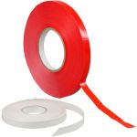 Zakkensluiter, PVC, tape 9mm, 160m, rood